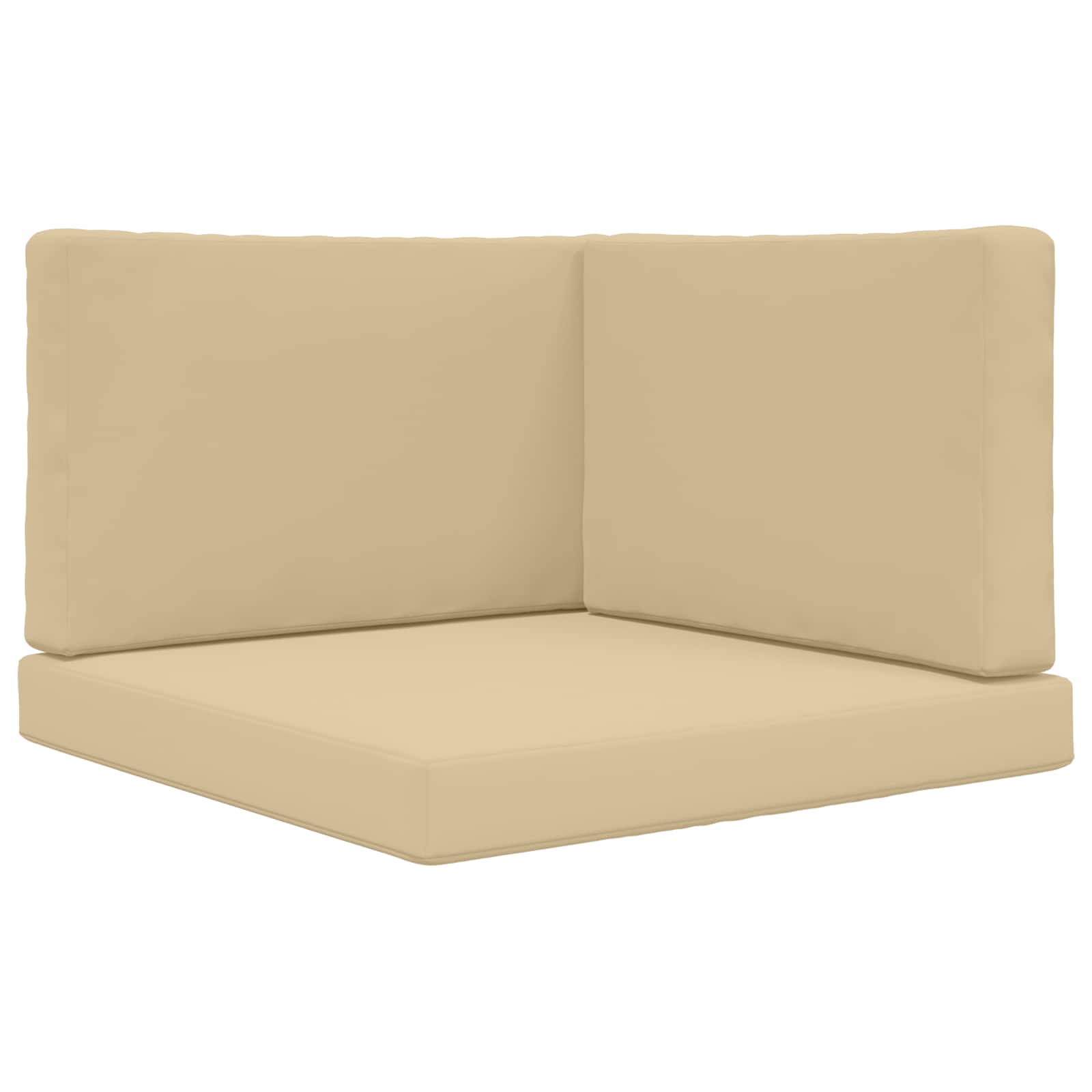 Sofakissen Für Draußen Polyester Beige 80 X 80 Cm Vidaxl
