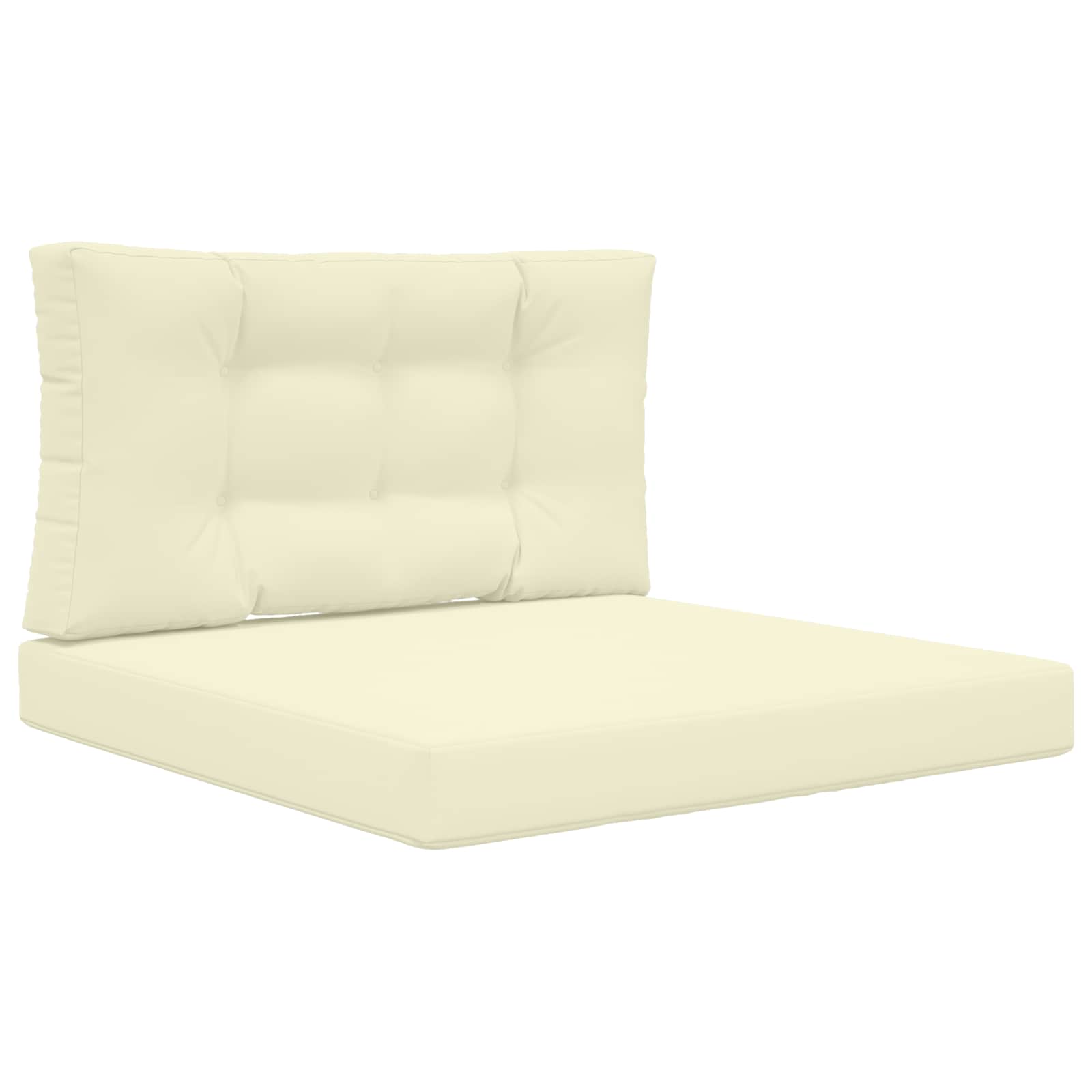 Sofakissen Für Draußen Polyester Creme 80 X 80 Cm Vidaxl