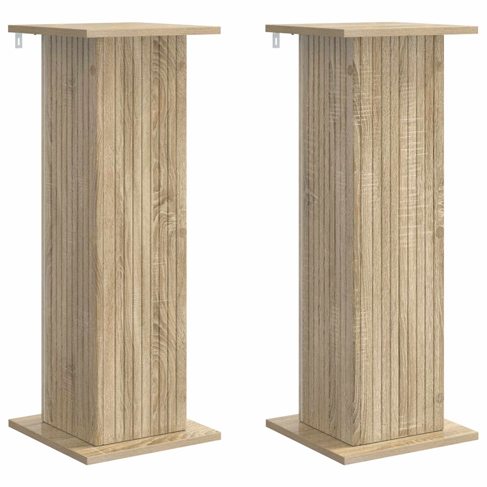 Pflanzenständer 2 Stk. Sonoma-eiche 30,5 X 30 X 80,5 Cm Vidaxl