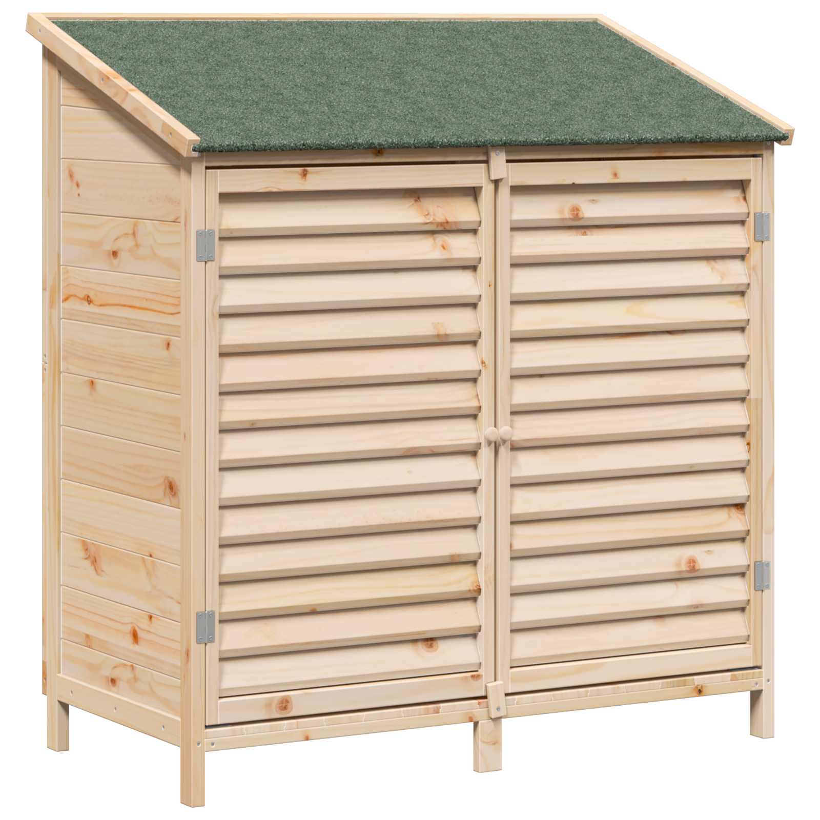 Gartenschuppen Natur 106 X 56 X 113,5 Cm Massivholz Aus Fichte Vidaxl