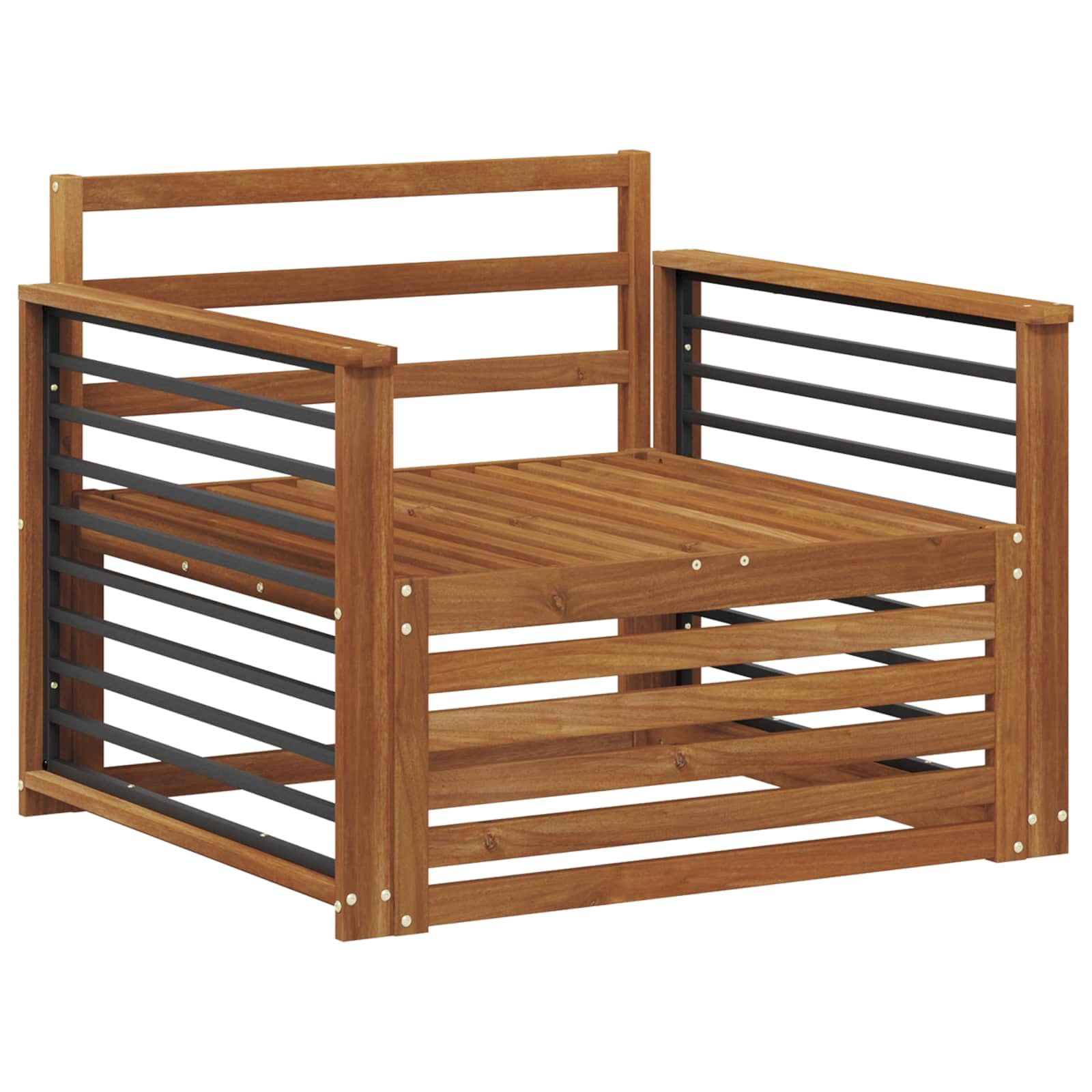 2 Stk. Outdoor-sofa Natur Vidaxl