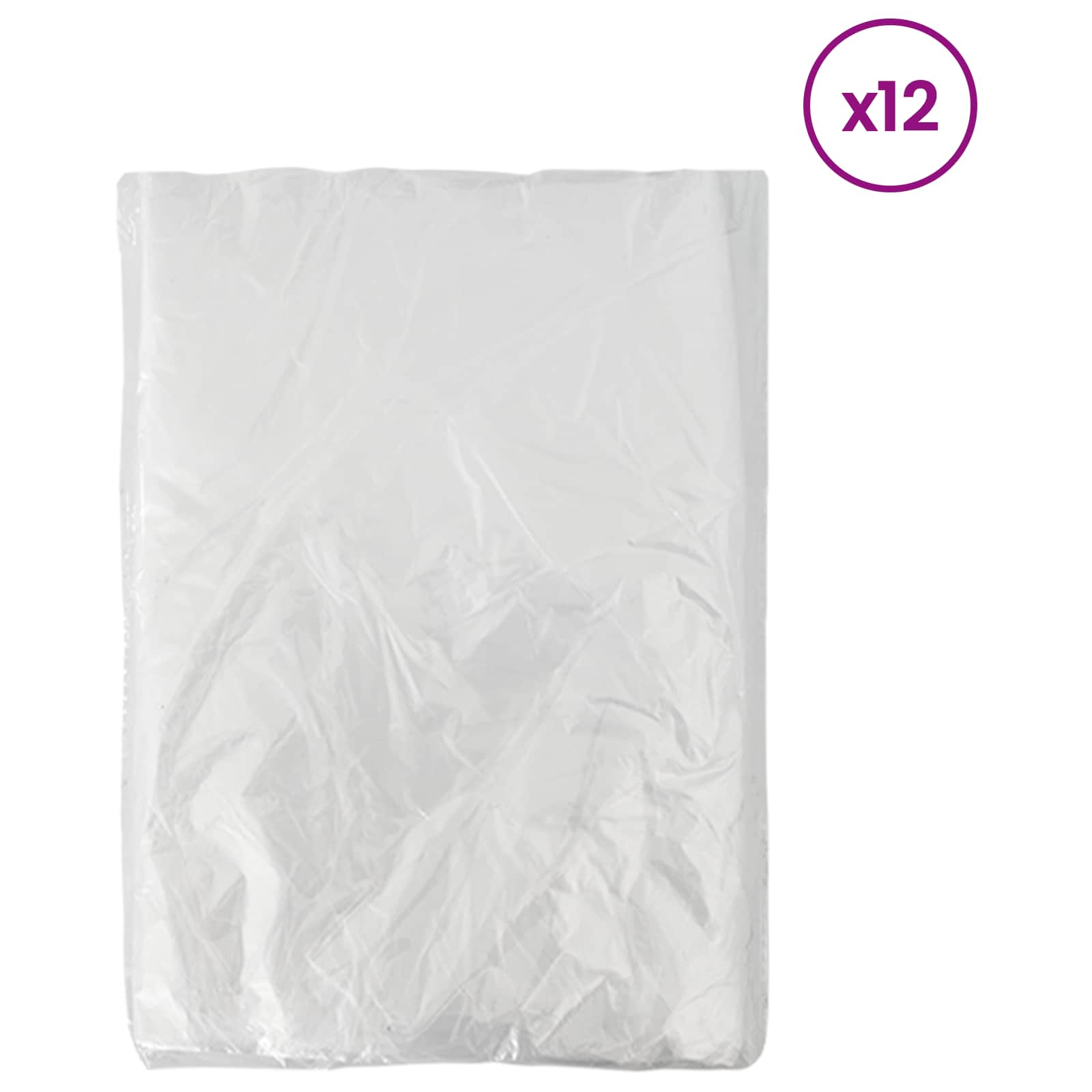 Staubblatt 12 Stk. Transparent 400 X 500 Cm Hdpe Vidaxl
