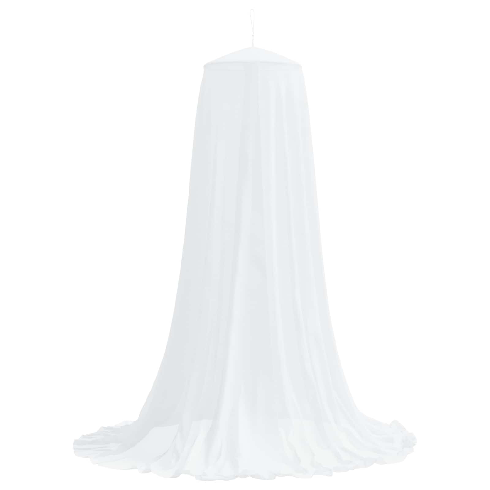 Moskito-netz Für Das Bett 3 Stk. 156 Mesh Weiß ⌀56 X 220 Cm Vidaxl
