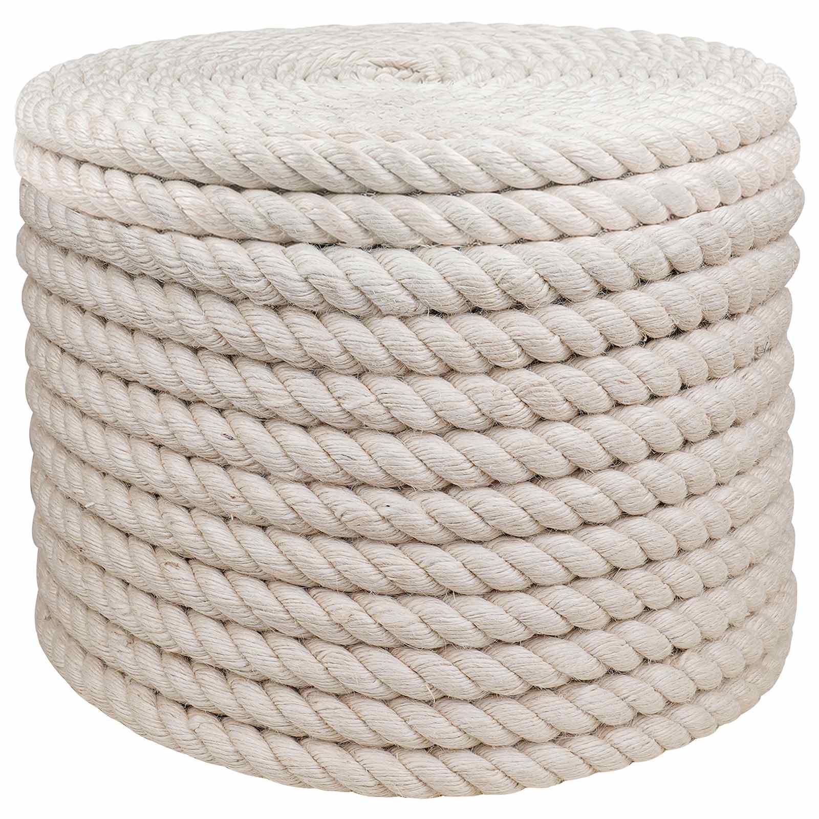 Juteseil 20 Mm Weiß 100% Tossa Jute Vidaxl