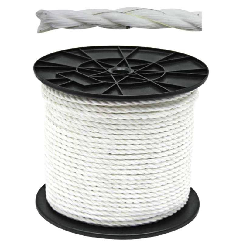 Geflochtenes Kabel, Weiß, Einfaserig, Pe, 200 M