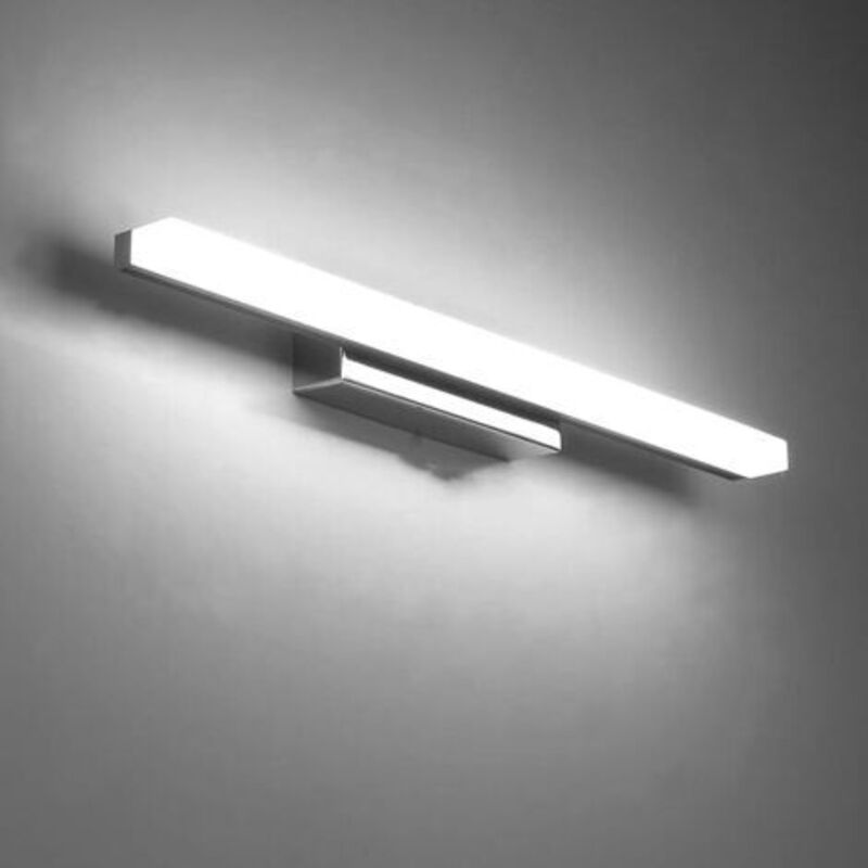 Led Spiegelbeleuchtung Bad-wandleuchte 9w Kaltweiß 6000k Moderne Leuchte Beleuchtung 800lm 40cm Nicht Dimmbar