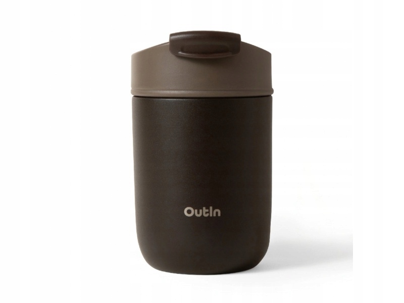 Outin Reisebecher - 350 Ml - Thermobecher - Terra Bro 1 Stück