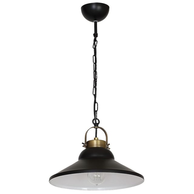 Hängelampe Schwarz Industrial Design Küche Esstisch