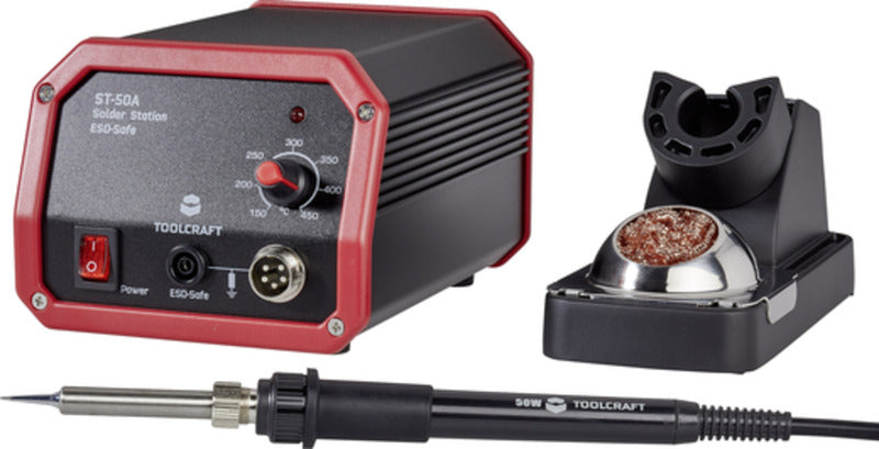 [gebraucht] B-ware Toolcraft St-50a Lötstation Analog 50 W 150 Bis 450 °c Inkl. Lötspitze 230 V/dc