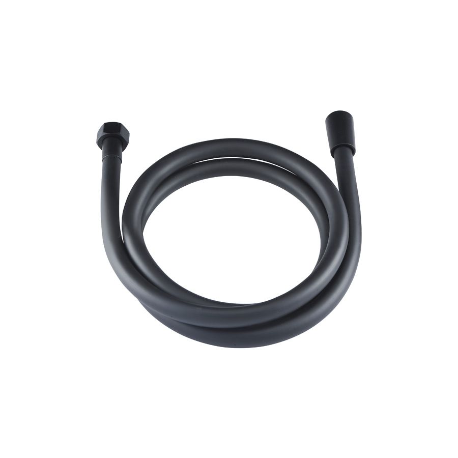 Imex Tubo De Ducha Pvc 150 Cm Negro Canón Fusil Material Pvc Acabado Metal Imex-flx005-bgm