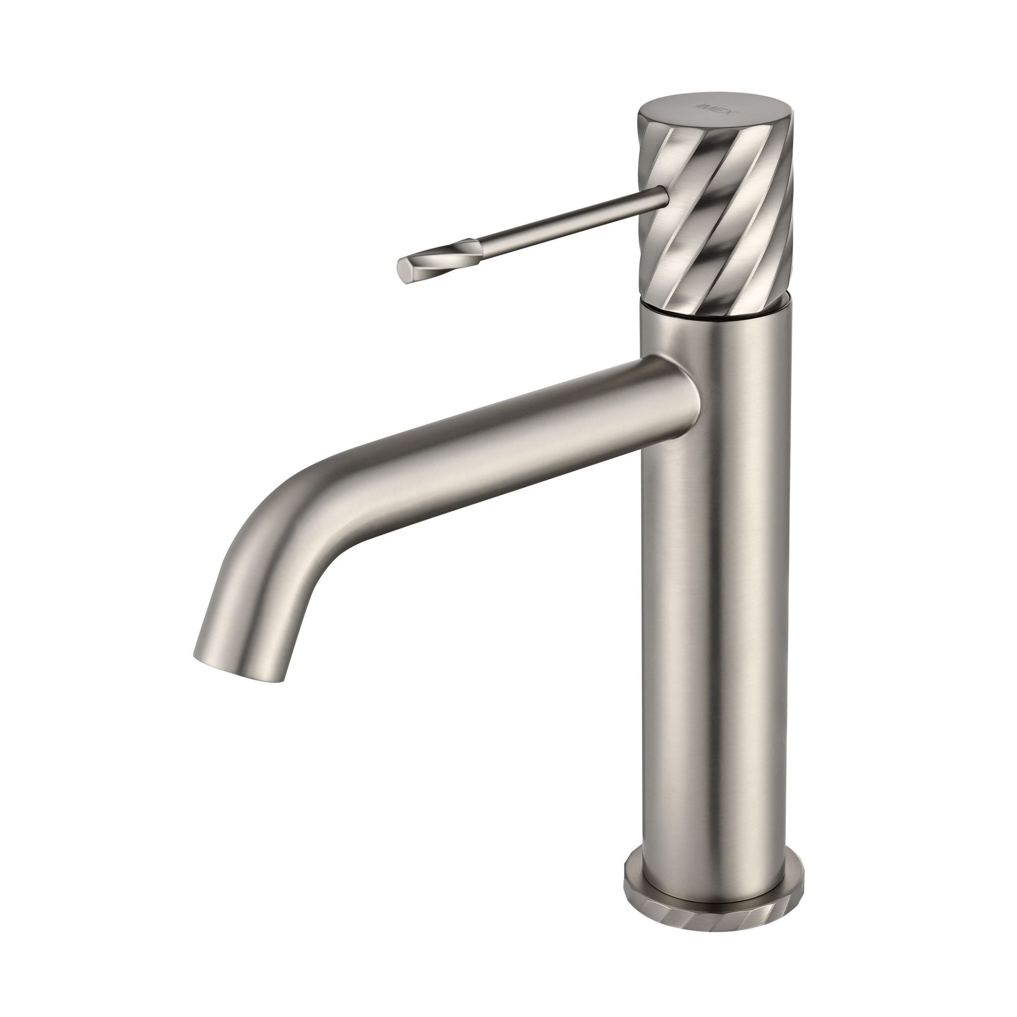 Imex Grifo Monomando Para Lavabo En Níquel Cepillado Diseno Elegante Y Resistente Material De Calidad Modelo Imex-bdb063-1nq