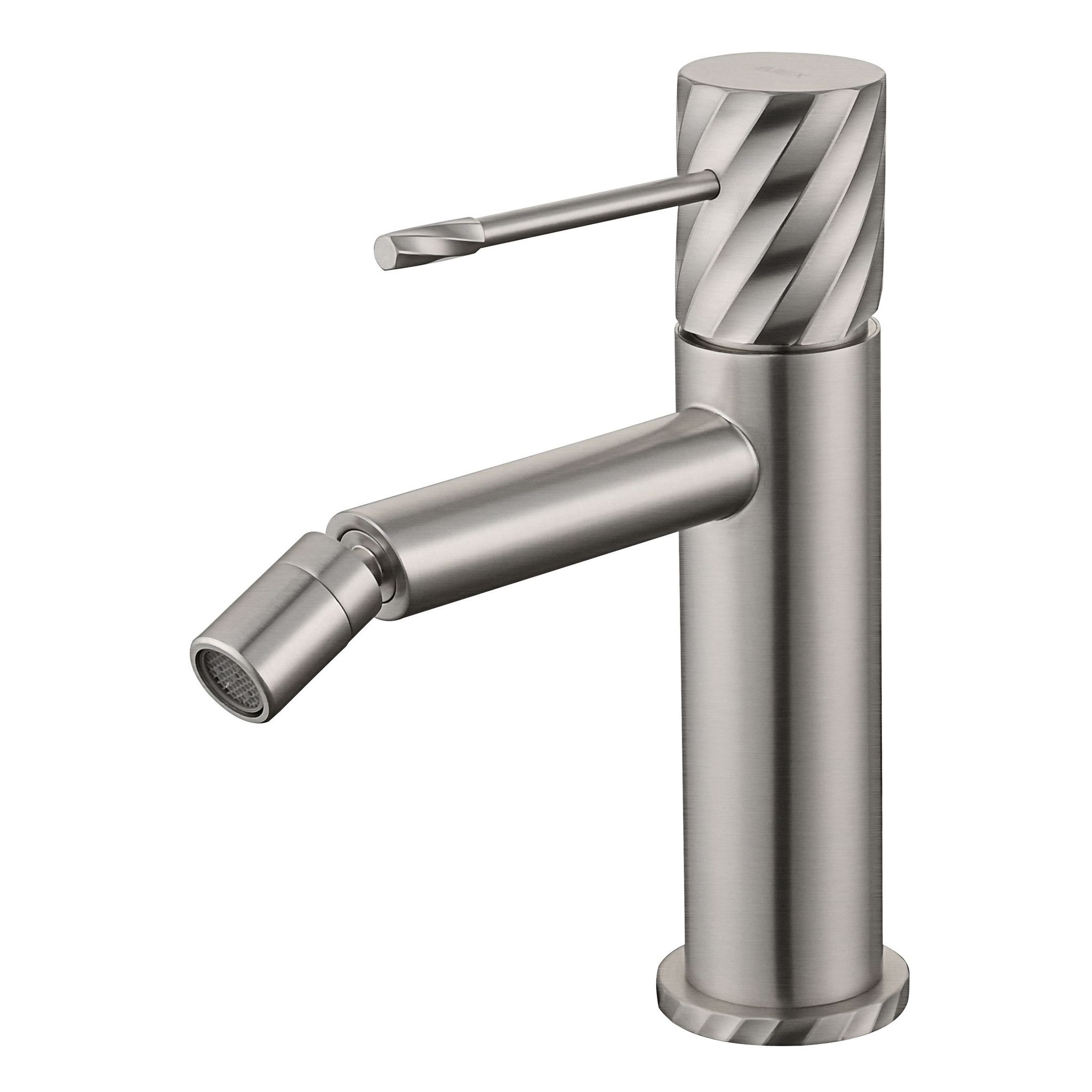 Imex Grifo Monomando Para Bide En Níquel Cepillado Diseno Elegante Y Material De Alta Calidad Modelo Imex-bdb063-2nq