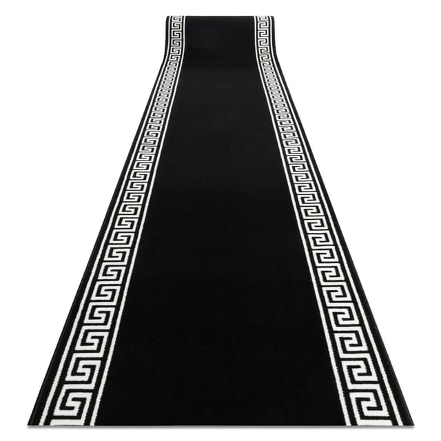 Läufer Bcf Morad Grek Griechisch Schwarz 60 Cm Black 60x430 Cm