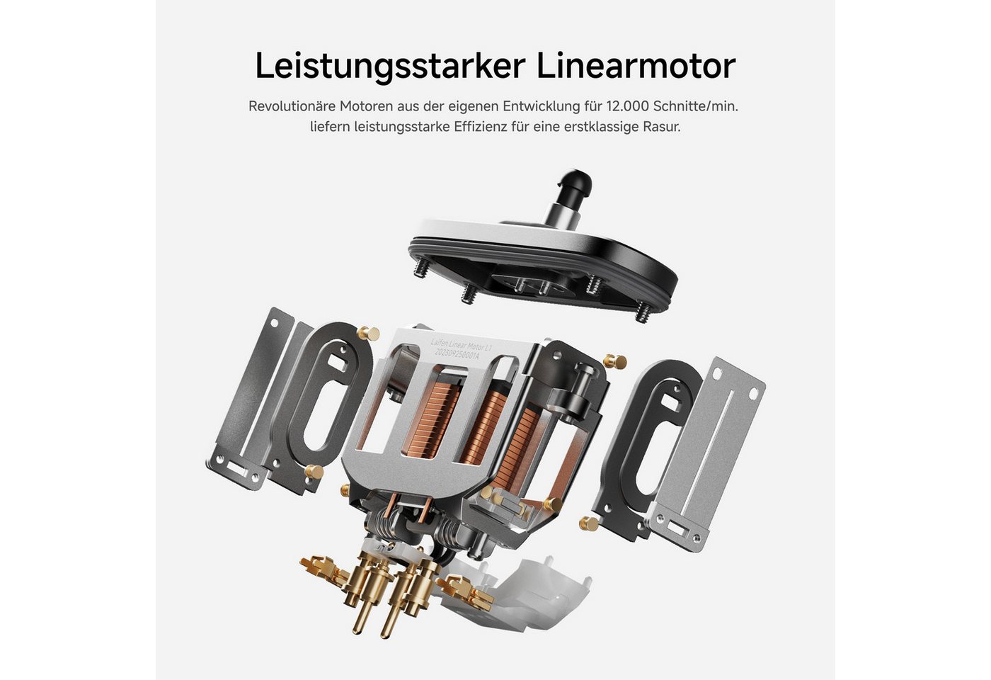 Laifen T1 Pro Rasierer Grau Nass & Trocken 1 Stück. Bild 3