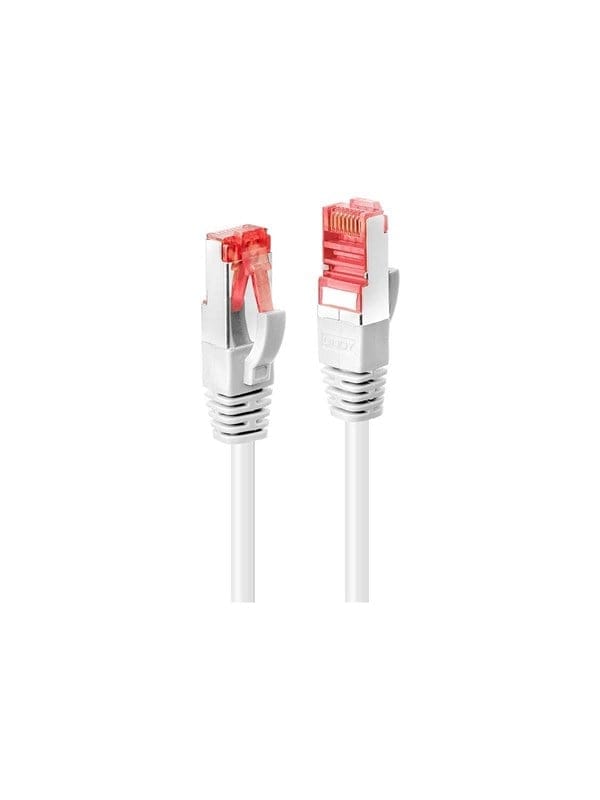 Lindy - 47799 Rj45 Netzwerkkabel, Patchkabel Cat 6 S/ftp 15.00 M Weiß 1 St.