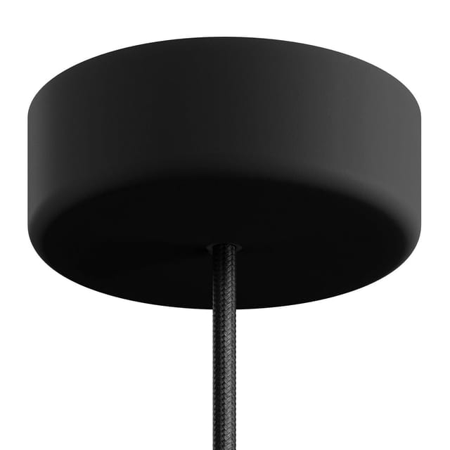 Eiva Zylindrisches Outdoor-lampenbaldachin Aus Silikon Mit Weichem Griff, Ip65 Schwarz
