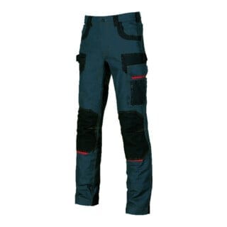 U-power - Herren Jeanshose Platinum Button Gr. 58 Blau
