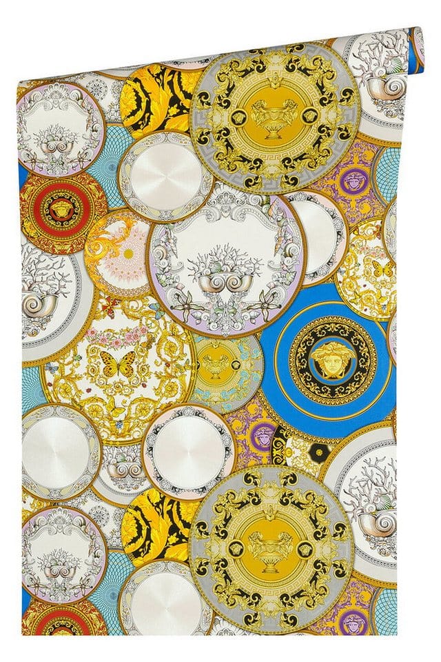A.s.creations - A.s. Creation Versace 3 349011 Vliestapete Vintage 0.70 M X 10.05 M Bunt