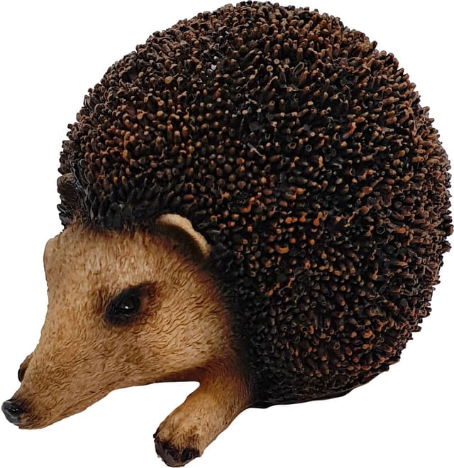 Fd - Figurendiscounter Igel Klein Dekofigur 8x7x12cm Figur Polyresin Wetterfest