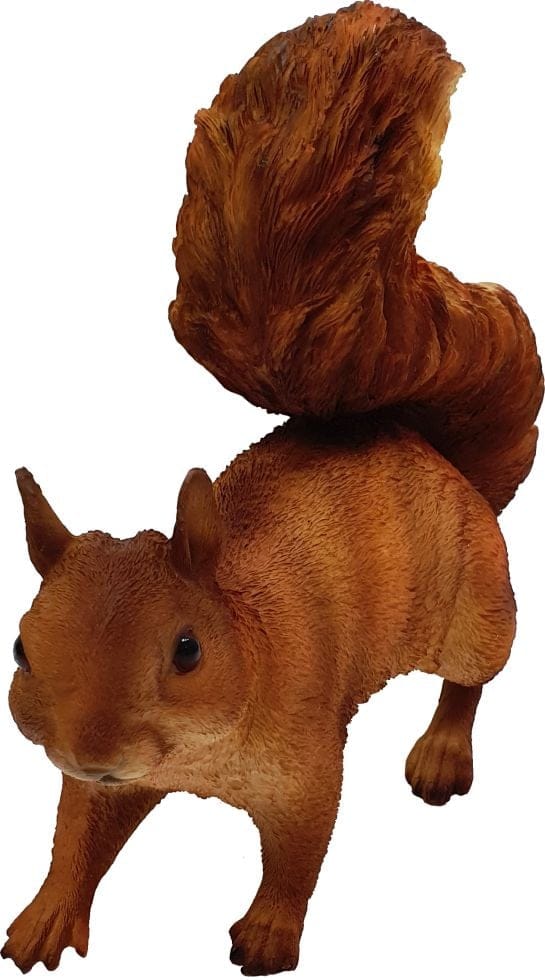Fd - Figurendiscounter Eichhörnchen Dekofigur Braun 27x14x28cm Polyresin Wetterfest