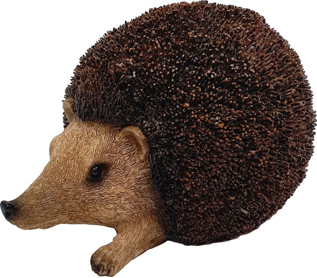 Figurendiscounter Igel Groß Dekofigur 13x15x23cm Figur Polyresin Wetterfest