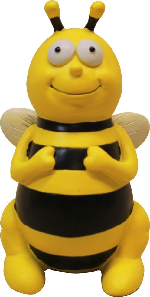 Fd - Figurendiscounter Biene Sitzend, Mittel Dekofigur 16x9x10cm Figur Polyresin