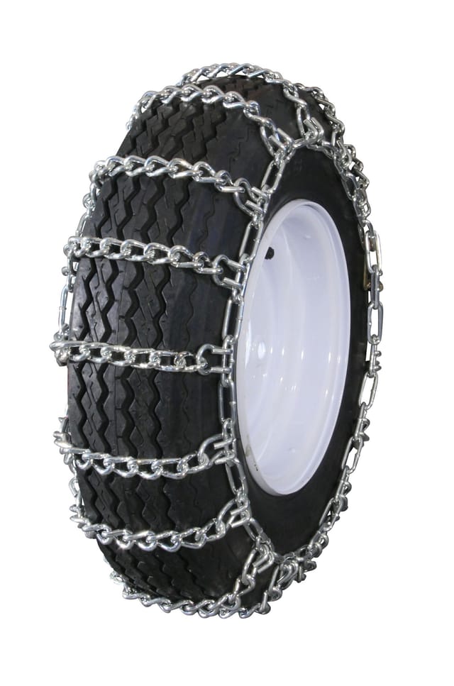 Paar Schneeketten Für Rasentraktorreifen 18x8.50-8