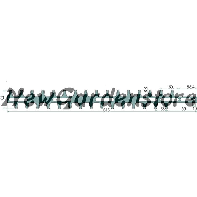 Stihl Kompatibles Heckenscherenblatt, Innen Und Außen Beidseitig 13271132