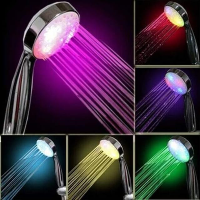 Intetech 7-farben-led-duschkopf, Mehrfarbig, Universalmodell