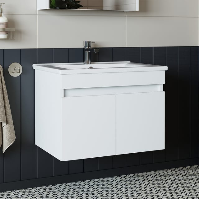 Roomart Atria-65 Badmöbel Set 2-teilig 65 Cm Weiß
