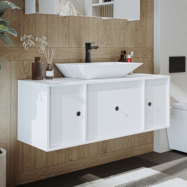 Roomart Gusto-ii-120 Badmöbel Set 2-teilig 120 Cm Weiß