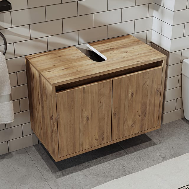 Roomart Melona-s1-65 Badmöbel Unterschrank 65 Cm Eiche