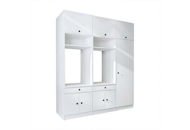 Roomart Punto Badmöbel Set 2-teilig 46.5 Cm Anthrazit-eiche