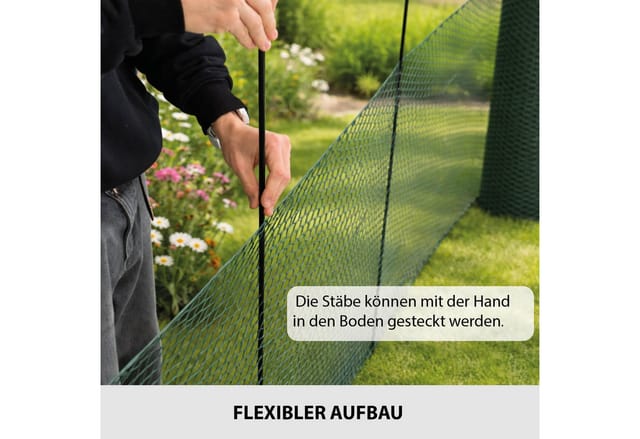 Hühnerzaun 25 M Lang X 0,9 M Hoch, Grün