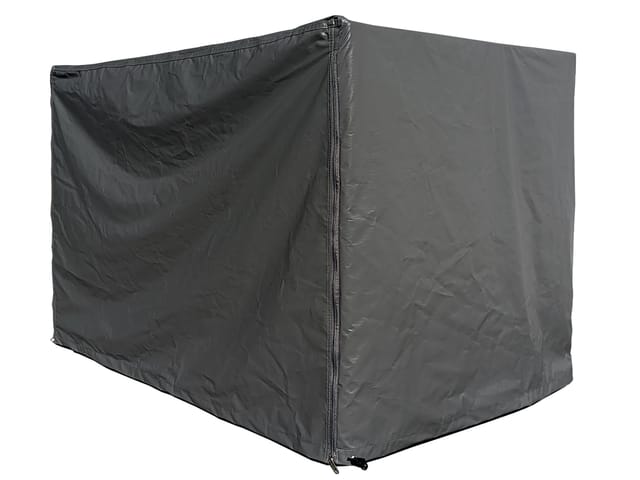 Gitterbox Abdeckung Pvc-tarp 125x85x87cm Grau Pvc Gewebeplane 350g/m² Schutzhülle Abdeckplane