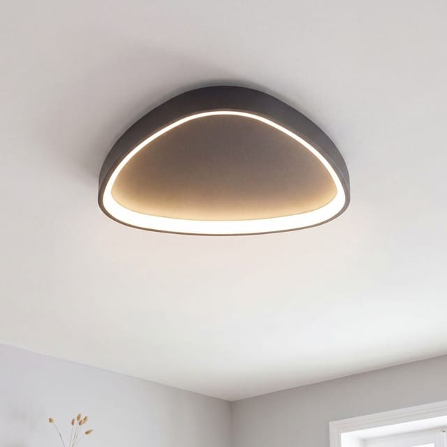 Led Wandleuchte Aluminium B: 61,3 Cm Schwarz Warmweißes Licht 3000/4000/6500 K 7100 Lm Modern