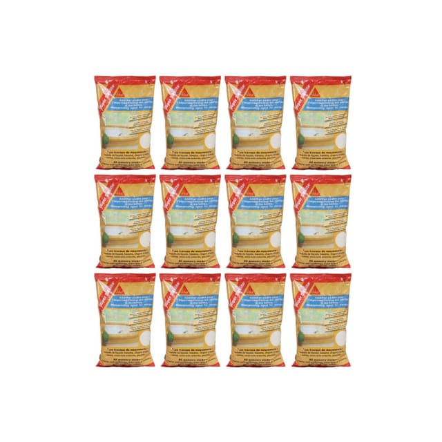 Sika - Set Von 12 Pulverförmigen Zusätzen Zum Imprägnieren Von Mörtel Und Beton Super Lite - Weiß - 1kg