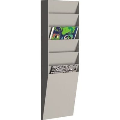 Wand-sortiertafel V 6f A4v1x6.02 Din A4 Grau - Paperflow