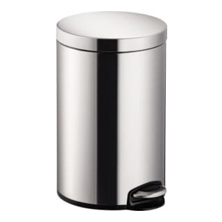 Helit - Tretabfalleimer The Silent Classic 29,3 X 46,2 Cm (d. X H) 20l Edelstahl Silber