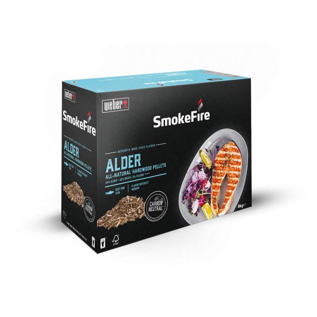 Smokefire Holzpellets Fsc Erle 8kg - Weber