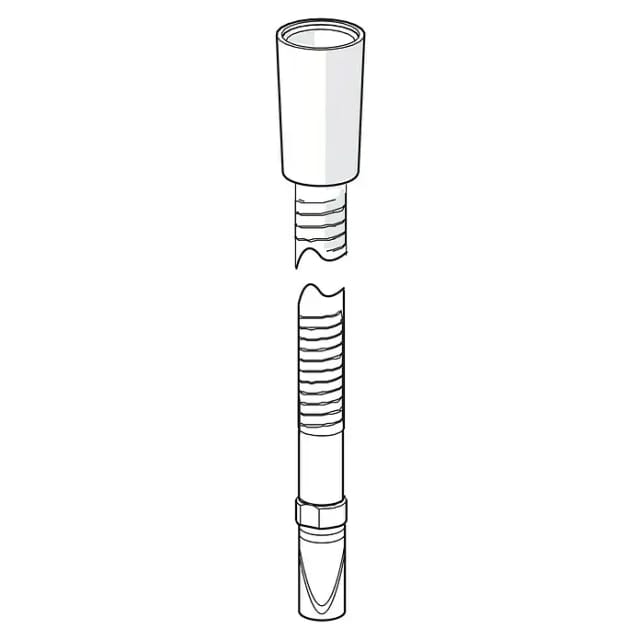 Hansa - Schlauch, Brauseschlauch 59912281 Länge 1750mm, M12x1-1/2 Chrom