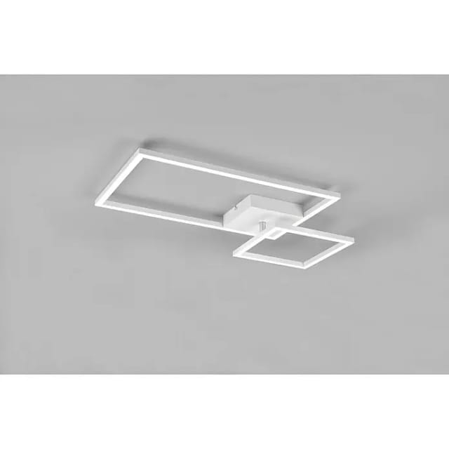 Led Deckenleuchte Padella Weiß Dimmbar Warmweiß, Breite 63cm