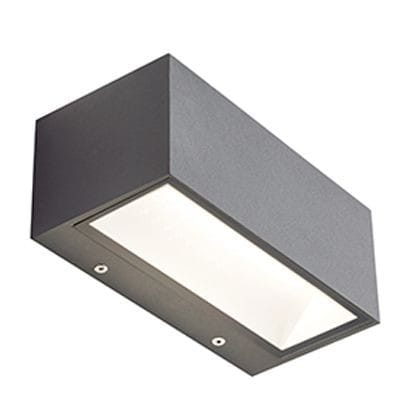 12w Led 3000k Wandleuchte Graphit Box Line