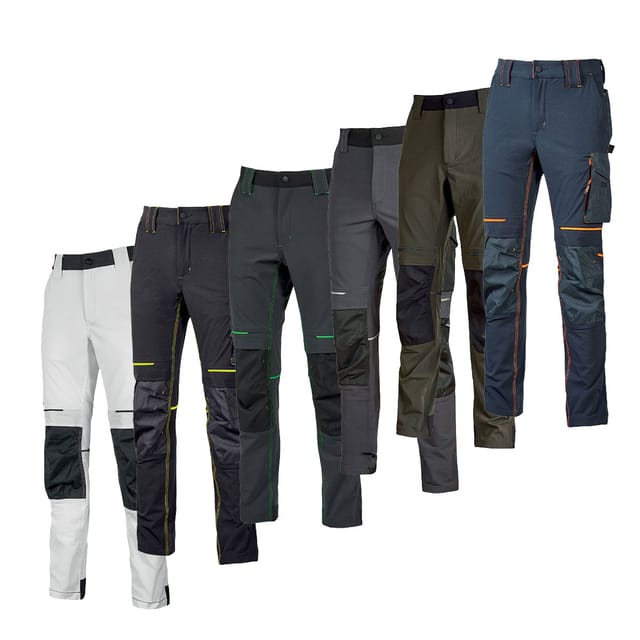 U-power - Atom Stretch-arbeitshose Mit Mehreren Taschen - Dunkelgrün L - Fr (44) - Eu (50)