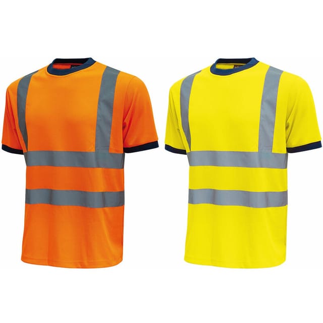 Glitter Warnschutz T-shirt - Xl - Orange - U-power