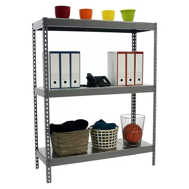 Simonrack Metallregal 3 Ebenen Grau Verzinkt