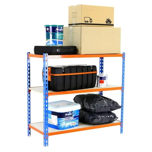 Simonrack Leichte Regal Blau-orange Holz 1000x800x500 Mm