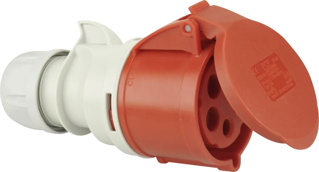 Pce Cee-kupplungs-steckdose 32a Rot Adapterstecker