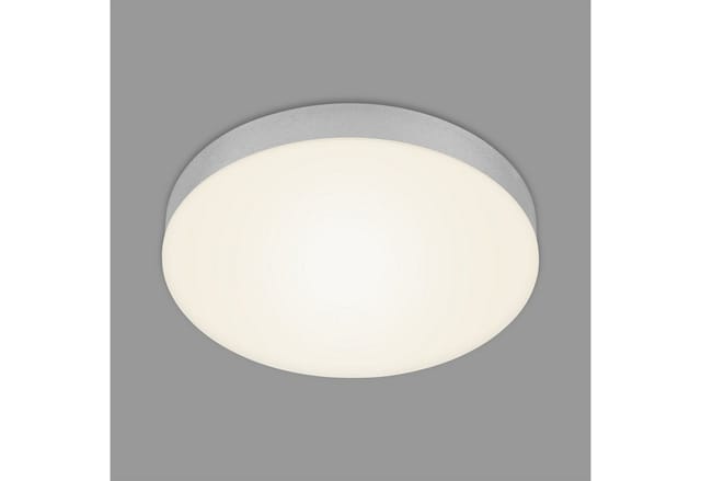 Briloner - Led Aufbauleuchte Rahmenlos Ip20 21w Silber Metall-kunststoff Ø 27,8 Cm