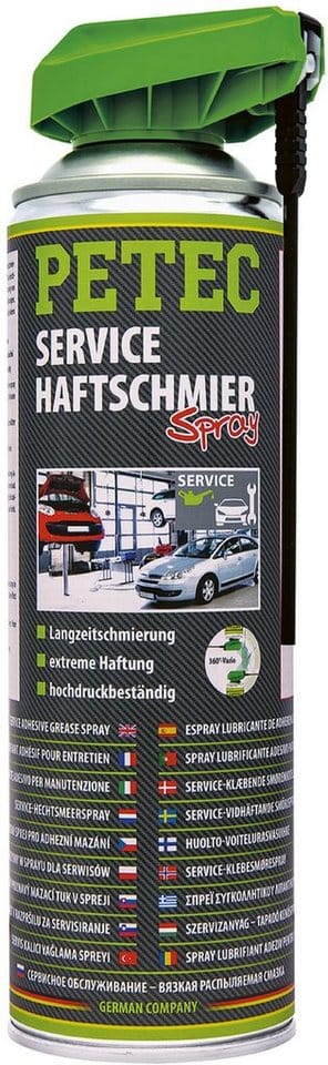 Petec Service-haftschmierspray 500 Ml Für Langzeitschmierungen